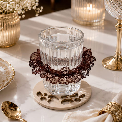 Royal Fleur Glass Charm