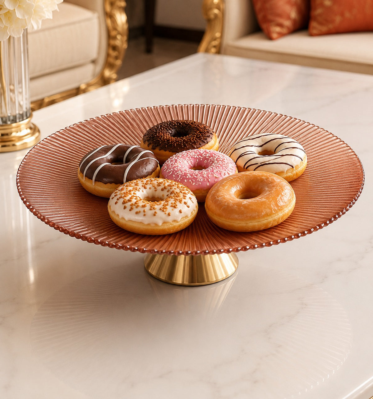 Rosé Luxe Dessert Pedestal