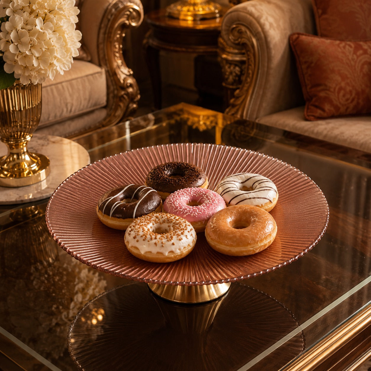 Rosé Luxe Dessert Pedestal