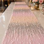 Blush Radiance Sequin Table Runner