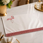 Flamingo Blush Placemat & Napkin Set