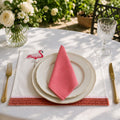Flamingo Blush Placemat & Napkin Set