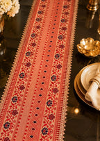 Heritage Paithani Table Runner