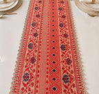 Heritage Paithani Table Runner