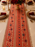 Heritage Paithani Table Runner