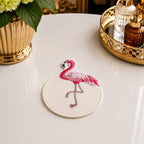 Flamingo Charm Coaster Set
