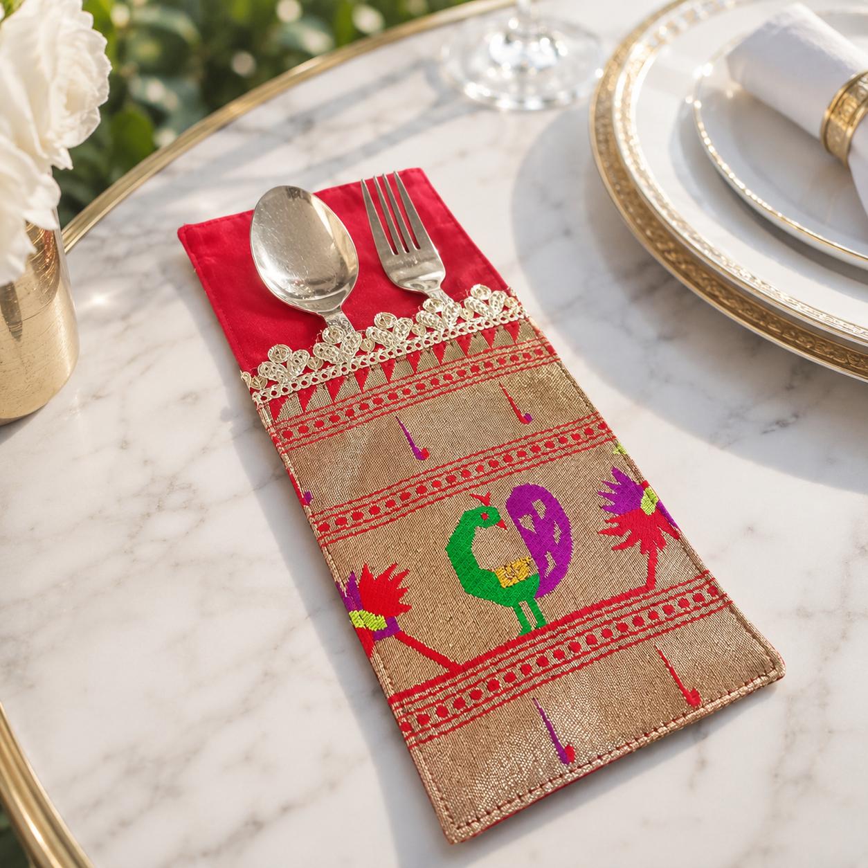 Peacock Royale Cutlery Holder