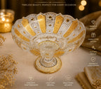 Imperial Crystal Gilded Pedestal Bowl