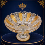 Imperial Crystal Gilded Pedestal Bowl
