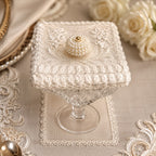 Ivory Heirloom Pearl Glass Cover