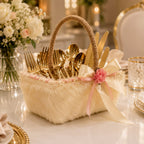 Cottage Charm Cutlery Basket