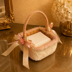 Blush Bloom Napkin/Tissue Basket