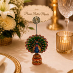 Peacock Menu Card Holder