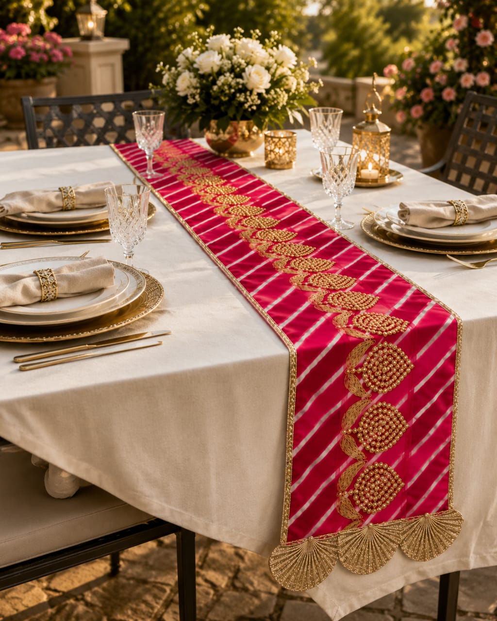 Royal Paithani Jewel Runner