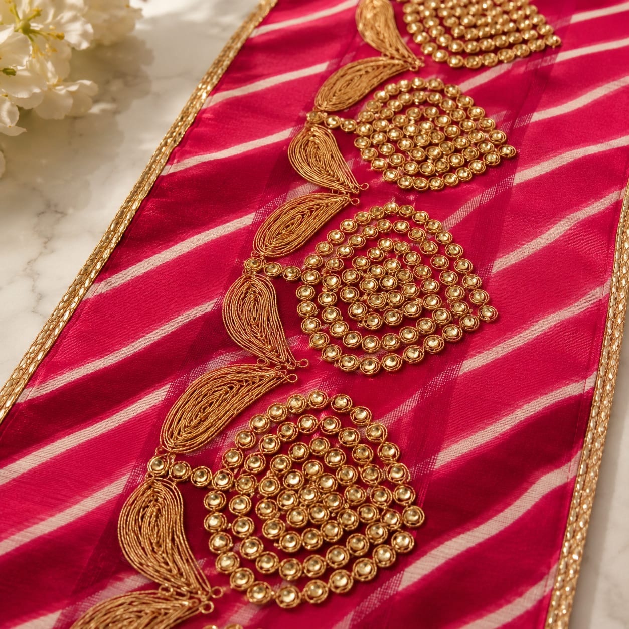 Royal Paithani Jewel Runner