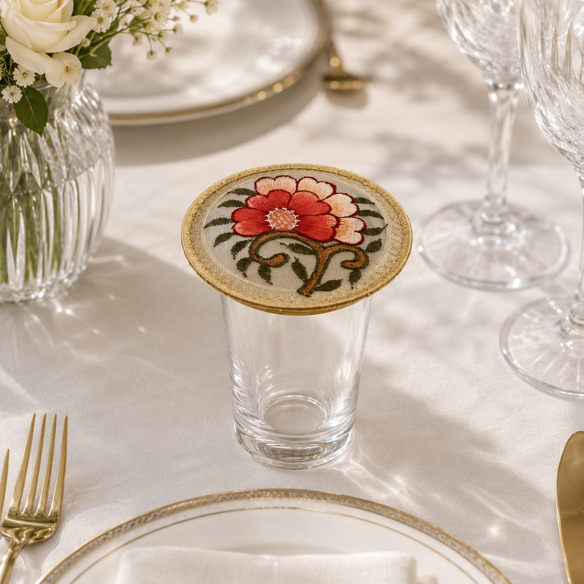 Rosette Bloom Coaster