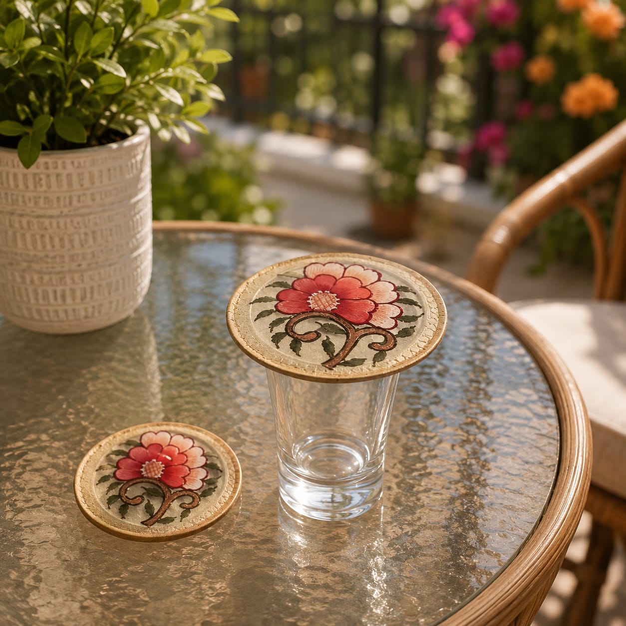 Rosette Bloom Coaster
