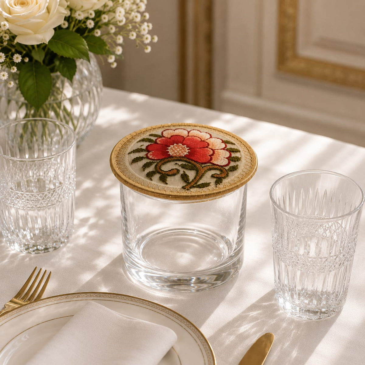 Rosette Bloom Coaster