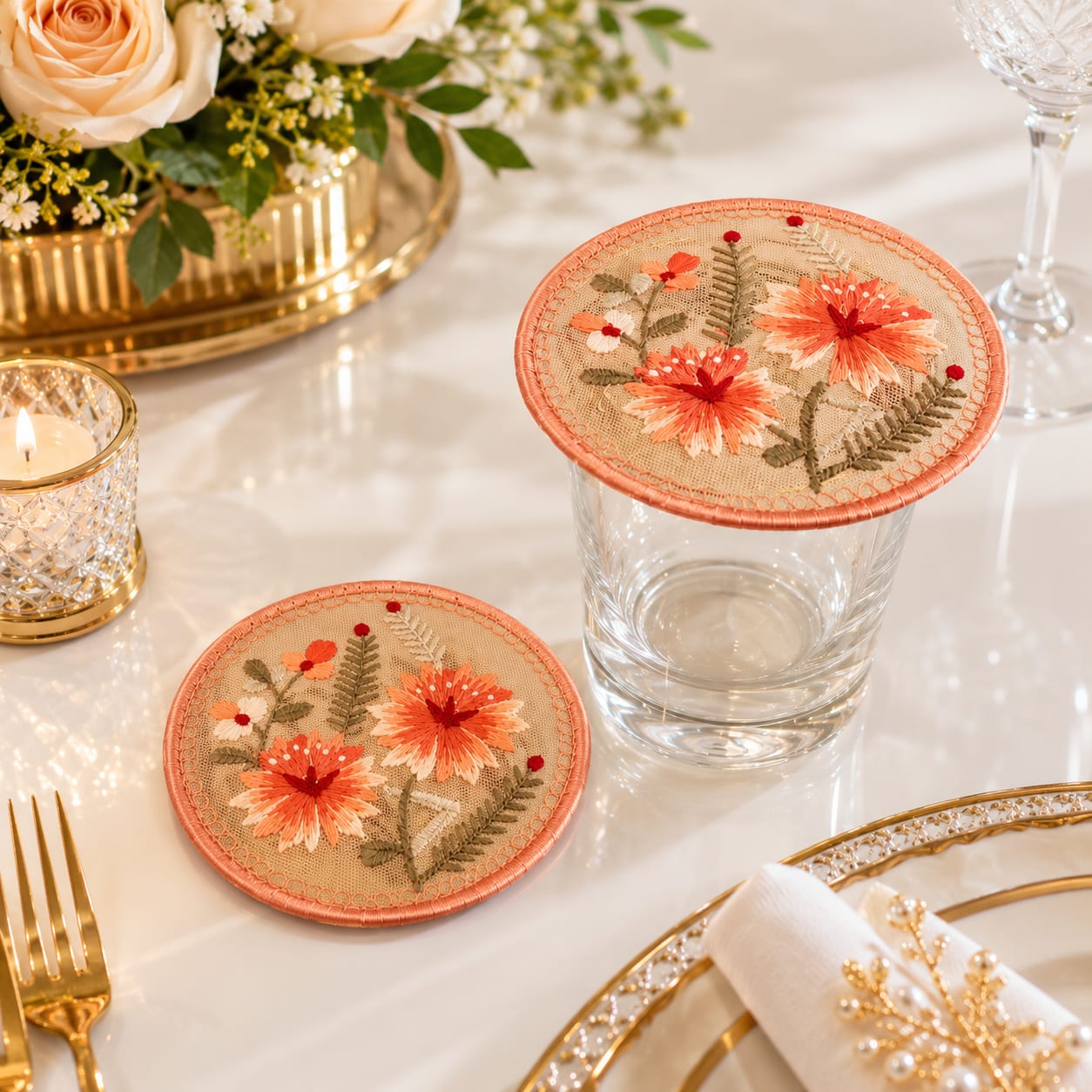 Coral Bloom Coaster