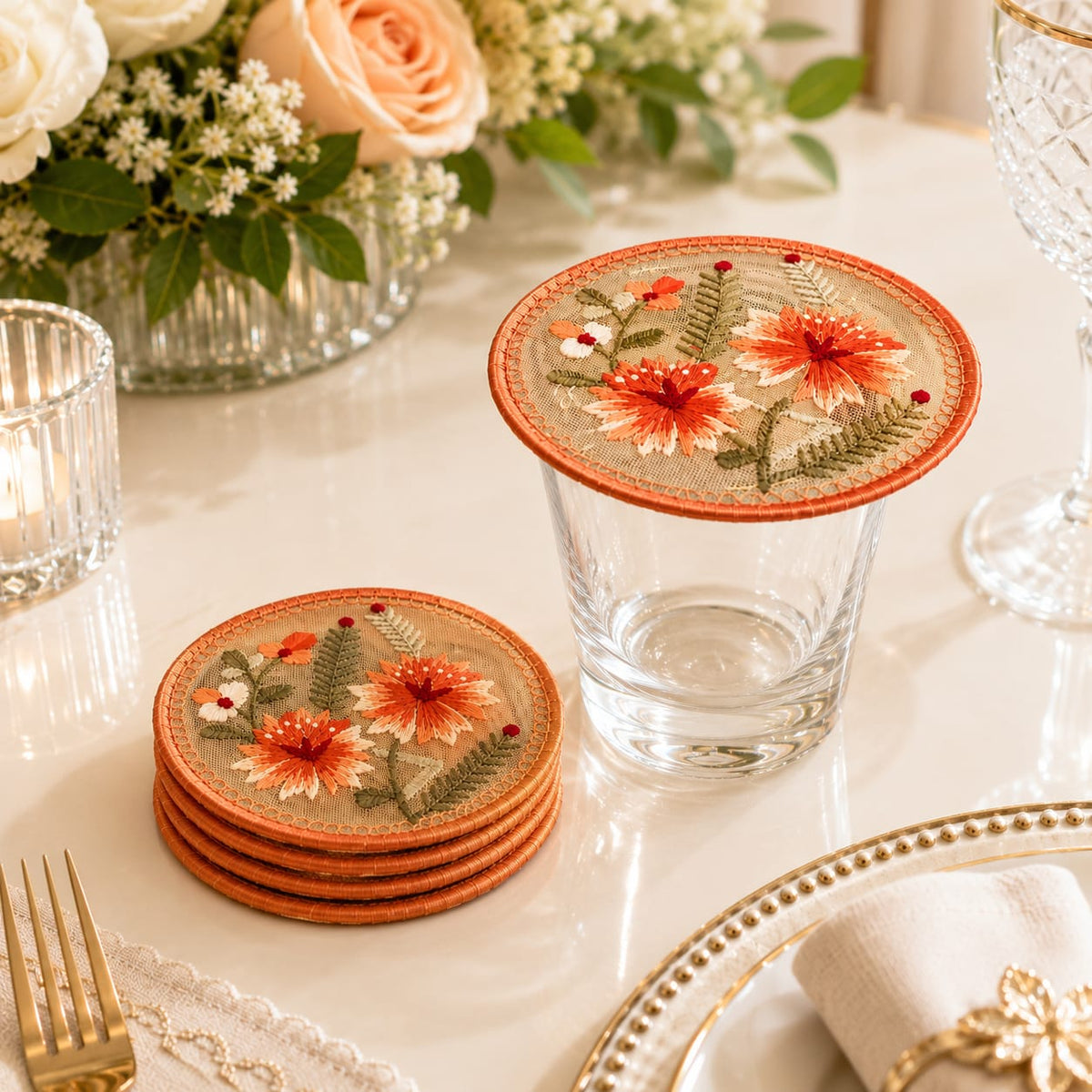 Coral Bloom Coaster