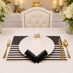 Coastal Indigo Stripe Placemat