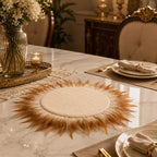 Golden Plume Luxe Placemat