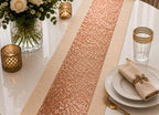 Rose Gold Radiance Table Runner