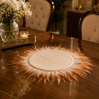 Golden Plume Luxe Placemat