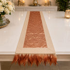 Rose Gold Radiance Table Runner