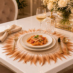 Golden Plume Luxe Placemat