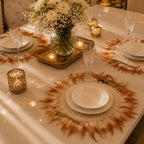 Golden Plume Luxe Placemat