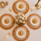 Golden Plume Luxe Placemat