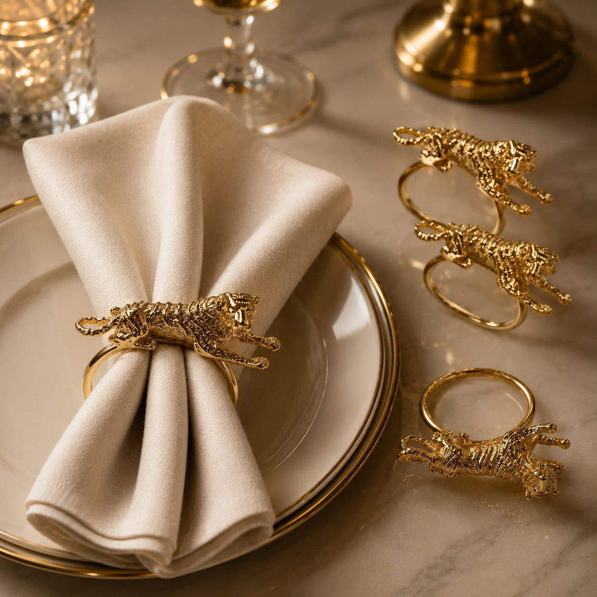 Regal Tiger Napkin Ring