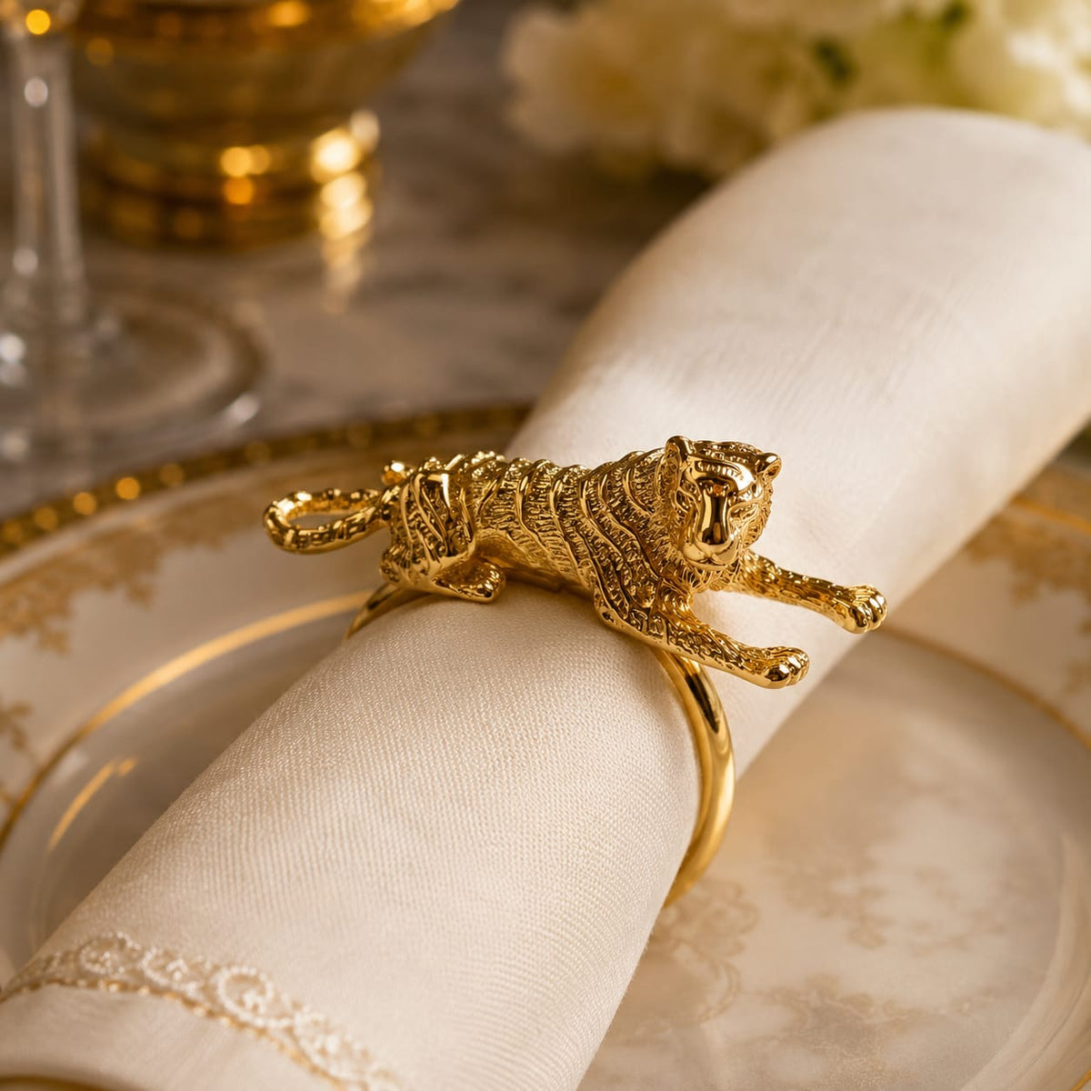 Regal Tiger Napkin Ring