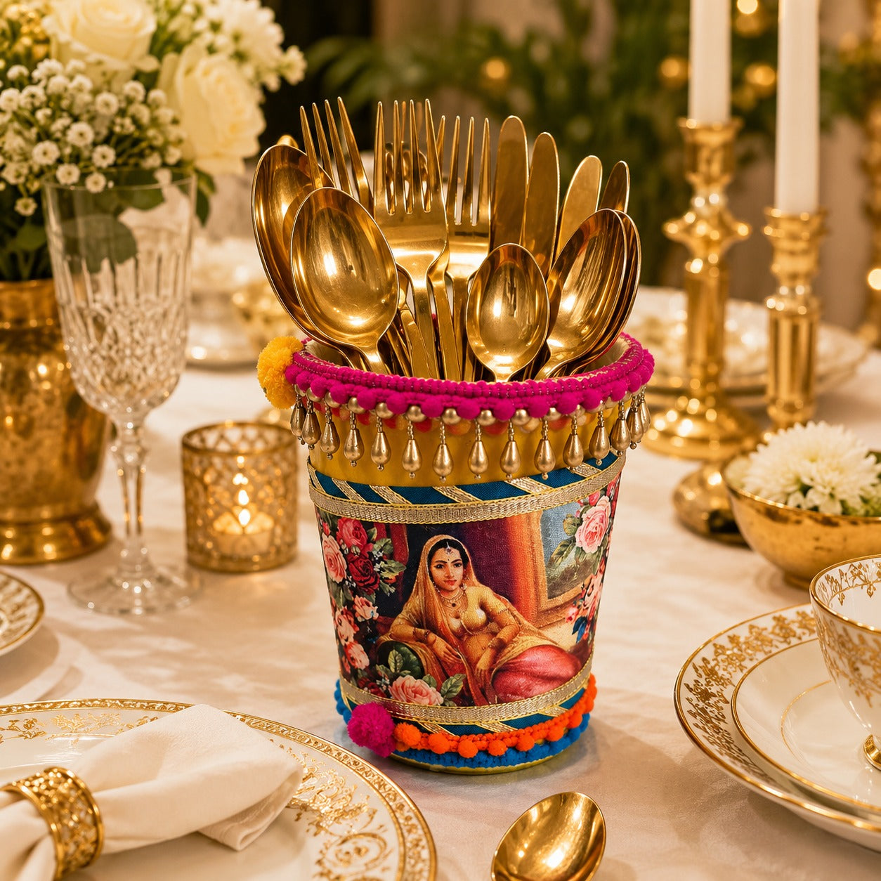 Maharani Heritage Cutlery Holder