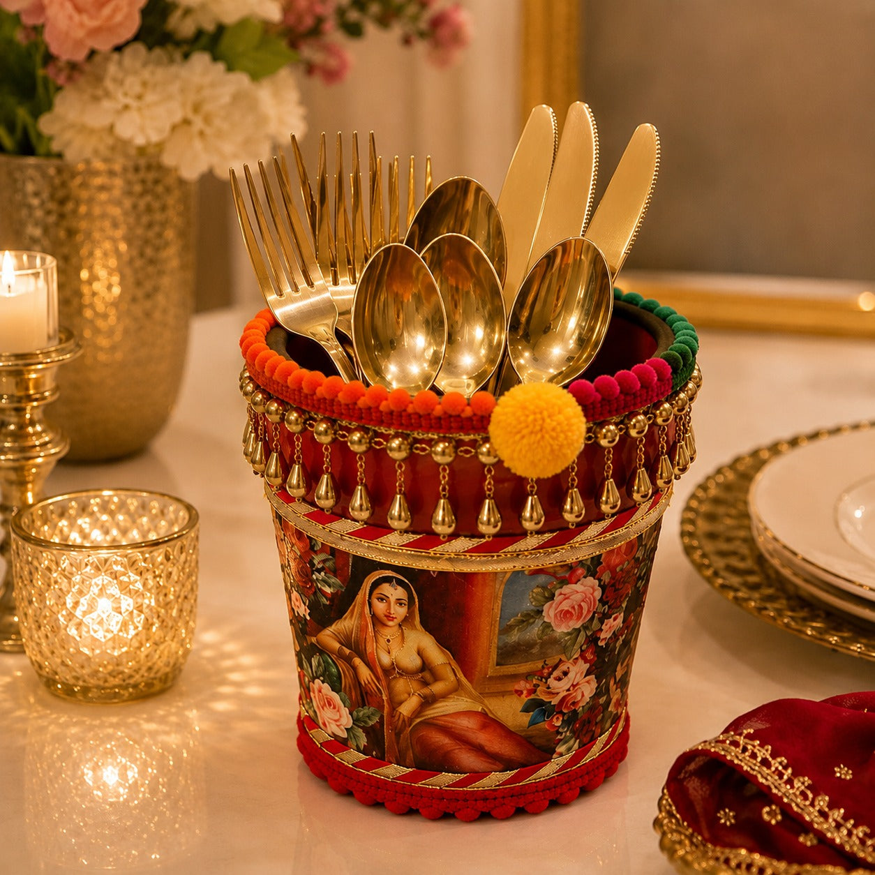 Maharani Heritage Cutlery Holder