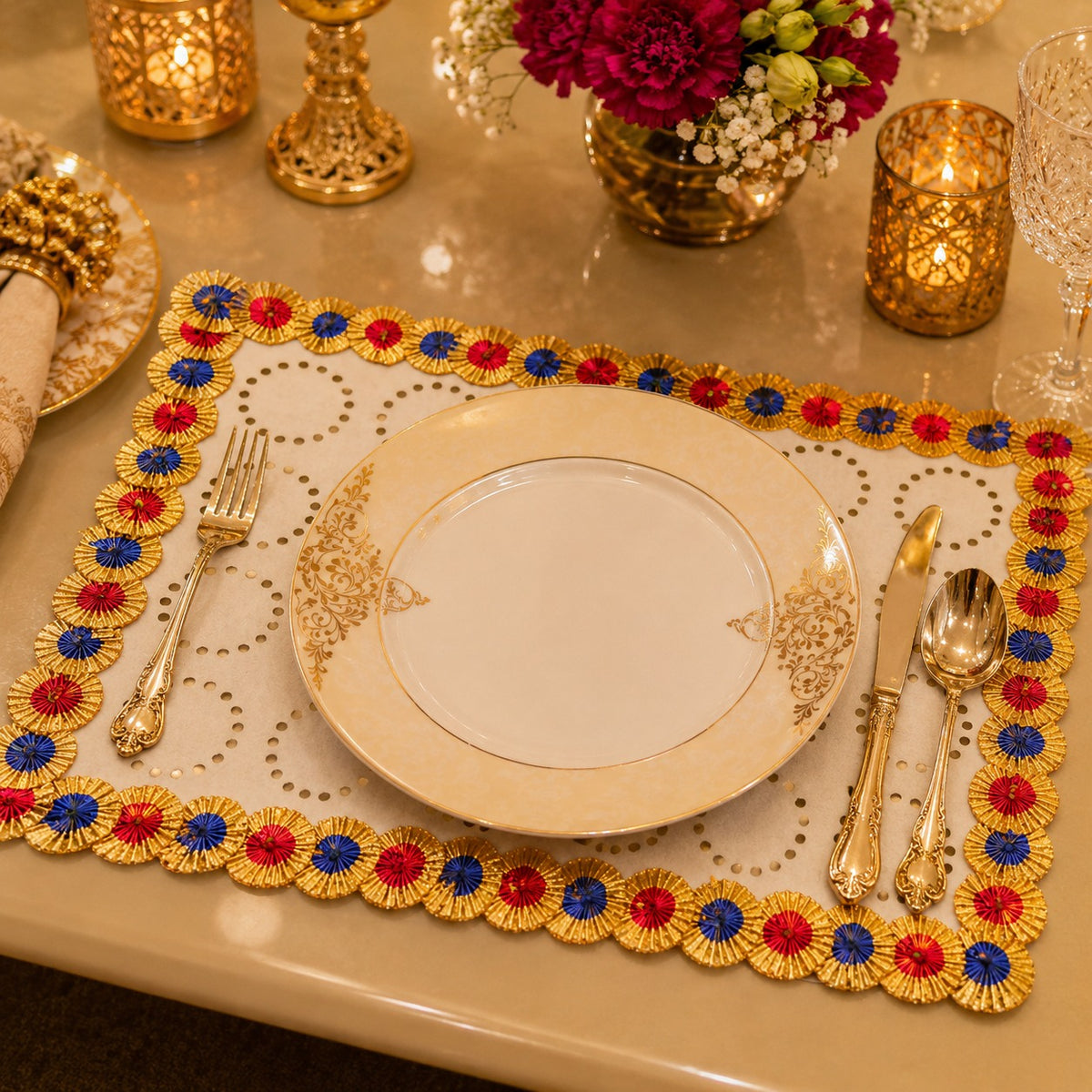 Rang Mahal Rosette Placemat