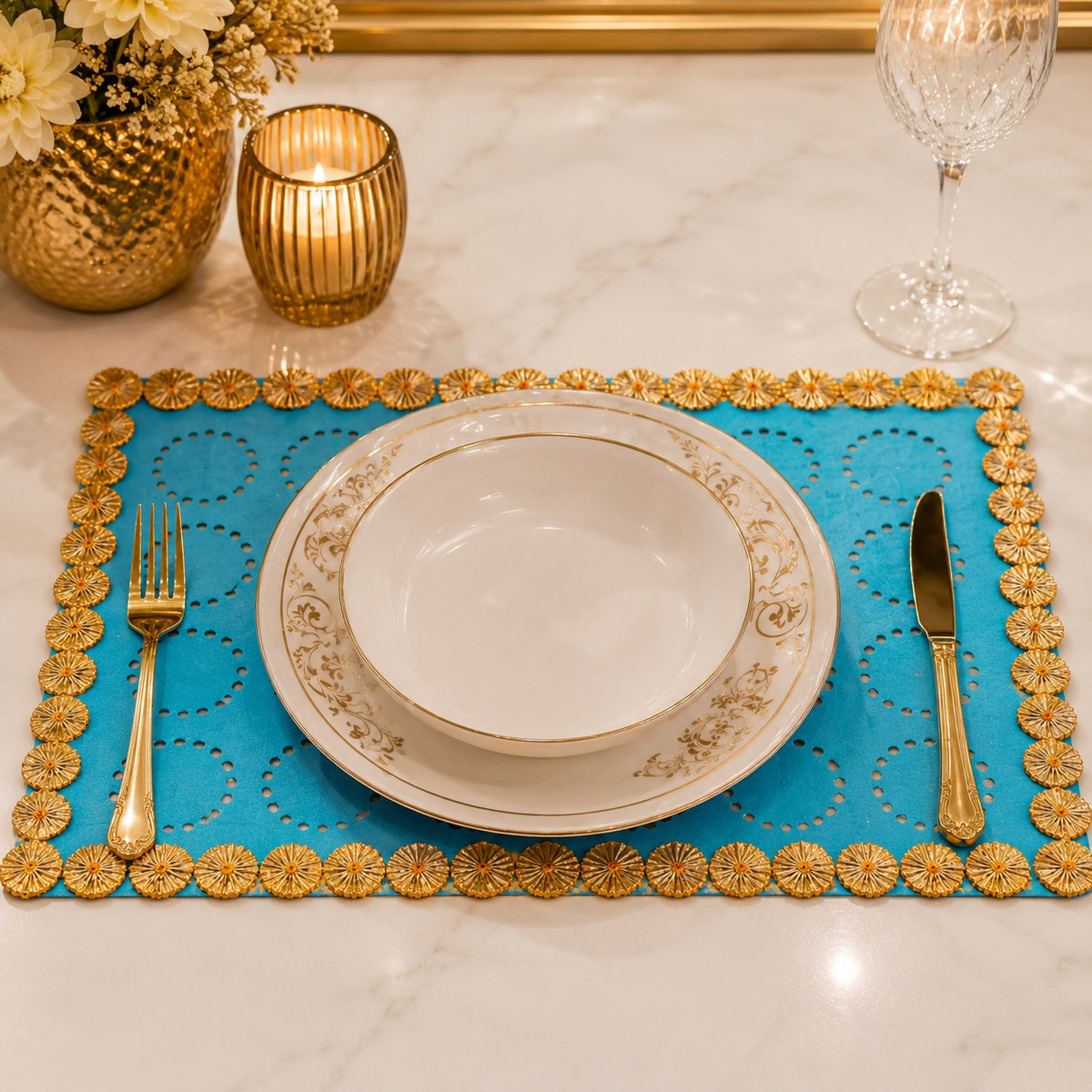 Rang Mahal Rosette Placemat
