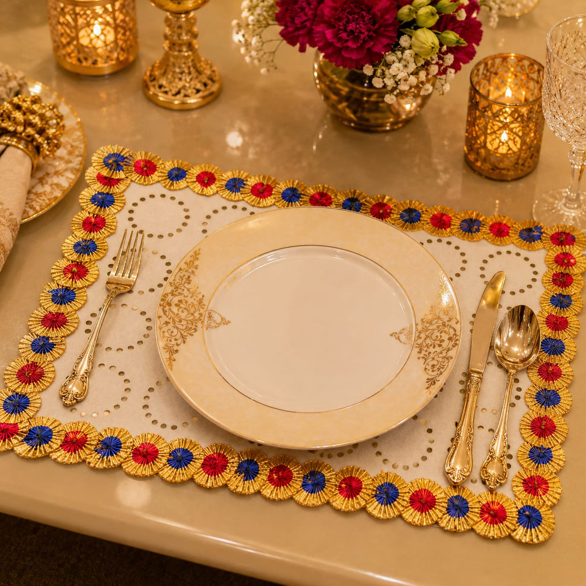 Rang Mahal Rosette Placemat