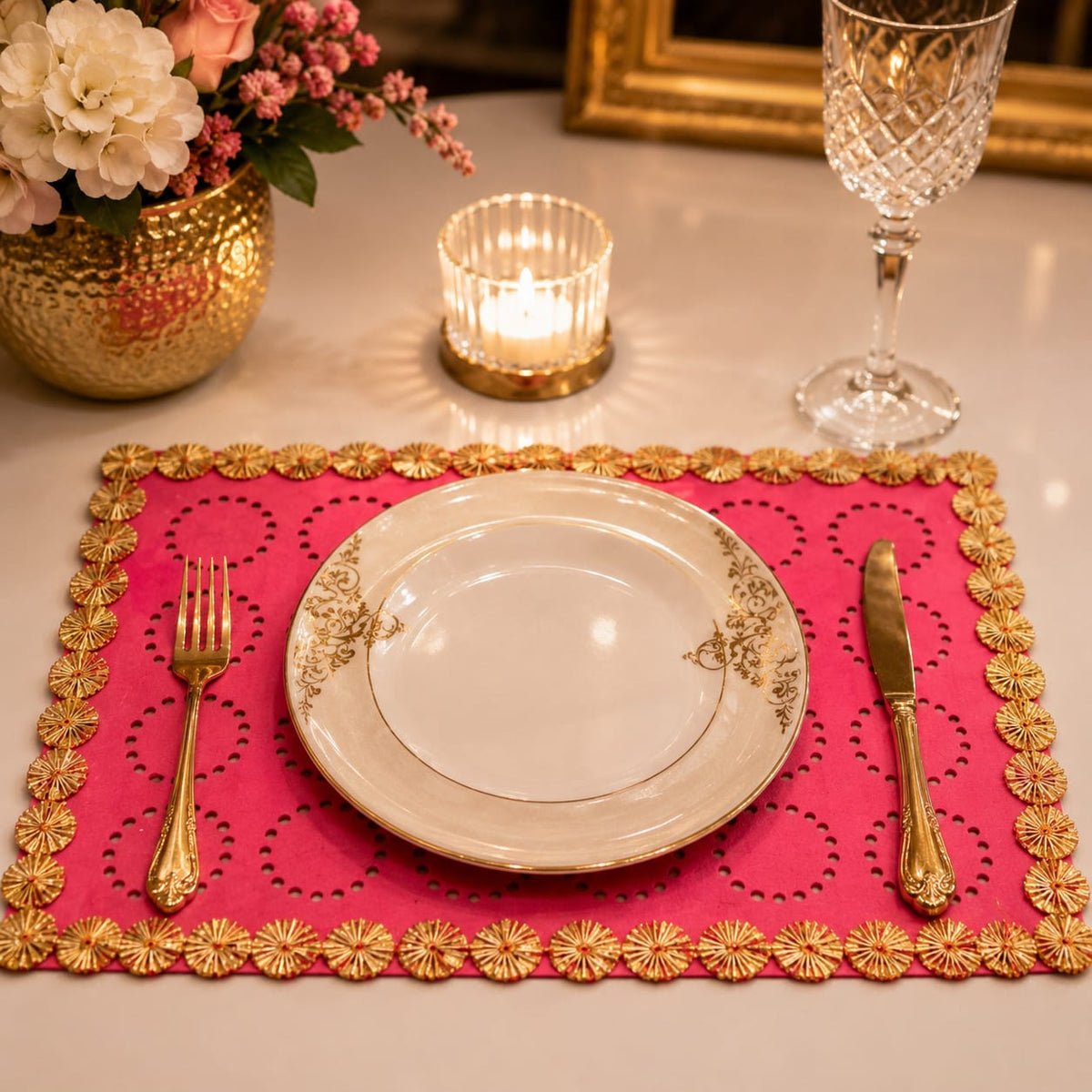 Rang Mahal Rosette Placemat