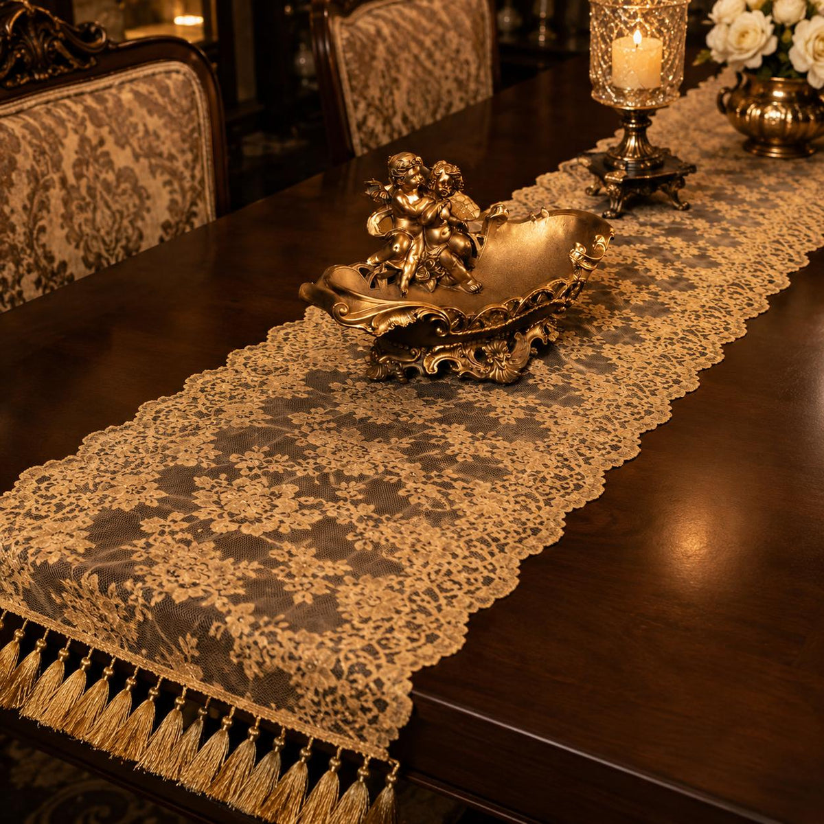 Imperial Lace Table Runner