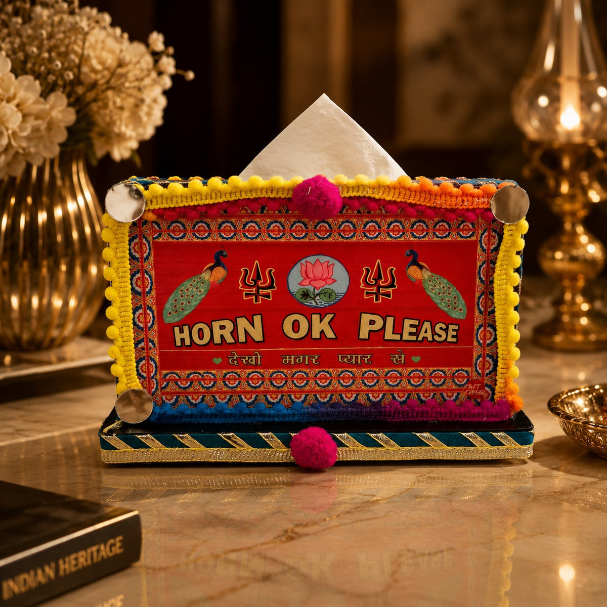 Horn OK Please Heritage Napkin Holder