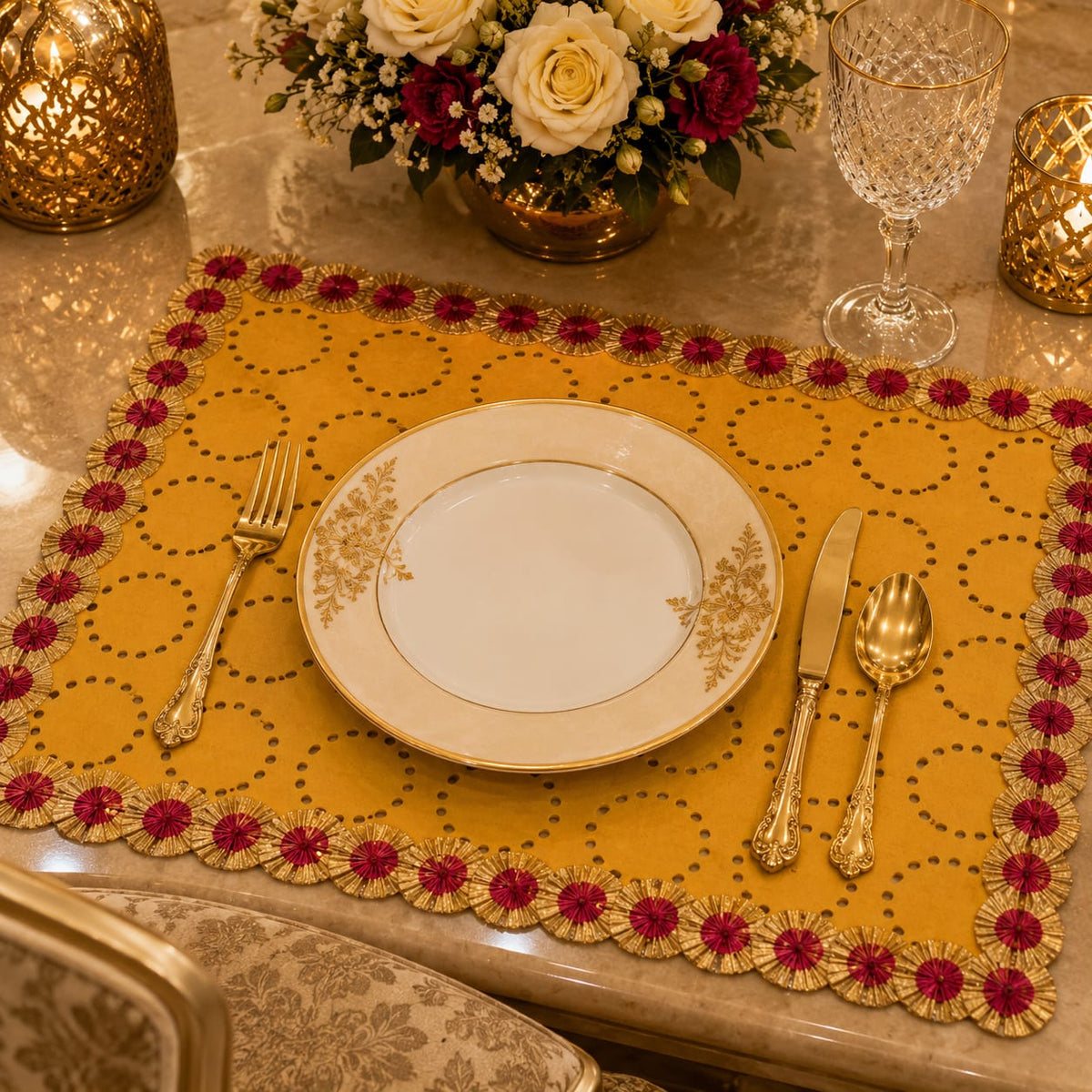 Rang Mahal Rosette Placemat