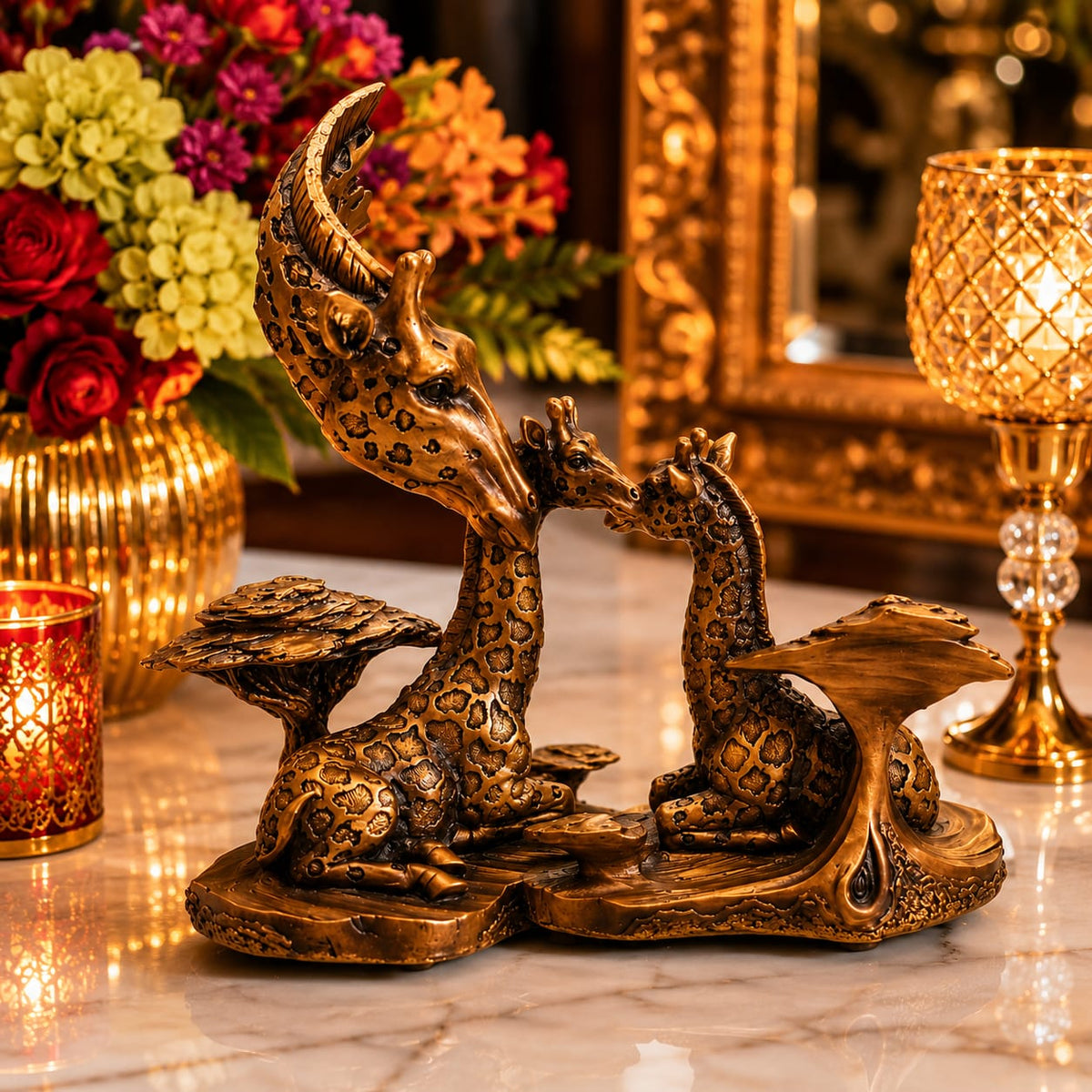 Savannah Bond Giraffe Family Sculpture