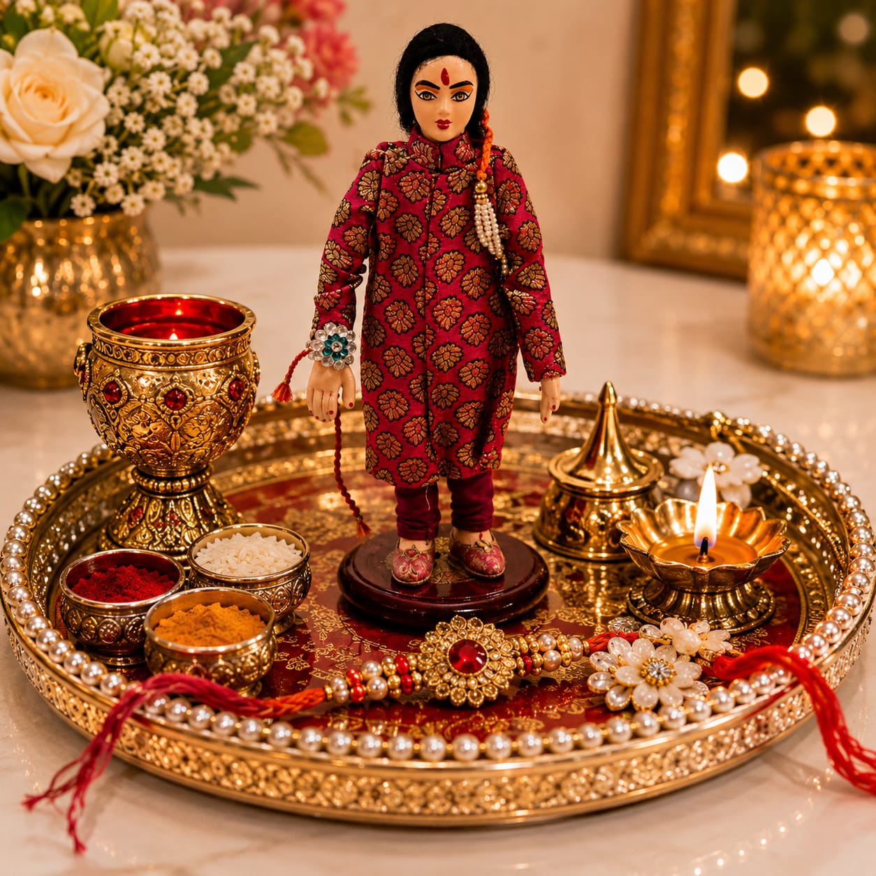 Ethnic Charm Tabletop Figurine