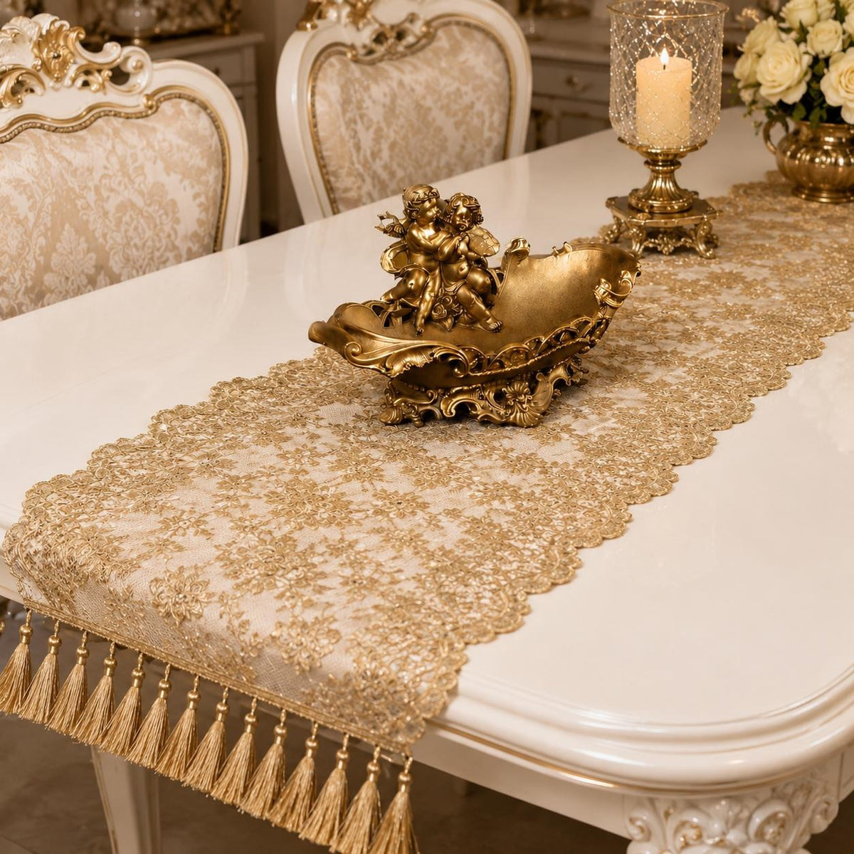 Imperial Lace Table Runner
