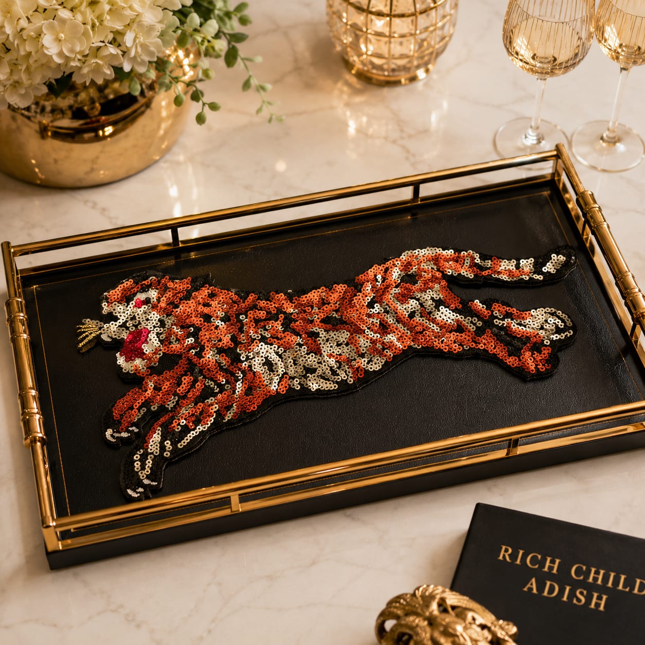 Majestic Tiger Tray Mat