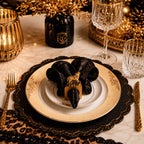 Noir Luxe Satin Napkin