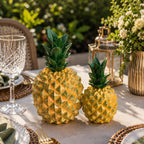 Golden Pineapple Duo Showpieces