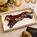 Crimson Tiger Tray Mat